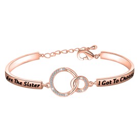 LQRI Friendship Jewelry Soul Sister Gift BFF Gift You Are the Sister I Got To Choose Bracelet