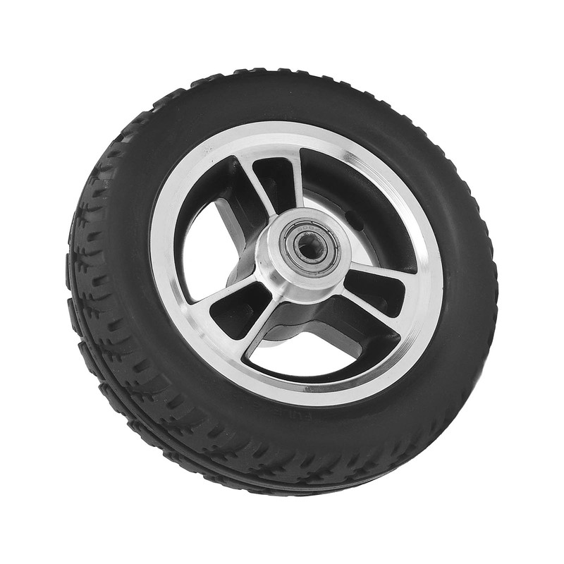 6in Wheelchair Wheel Light Sturdy Aluminum Alloy Hub Quiet Anti