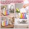 Easter Napkin Holder Cute Bunny Wood Napkin Holder for Table