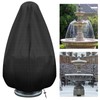 Svepndic 68Hx48D''Fountain Cover, Garden Statue Cover,Fountain Protector with Drawstring Weather