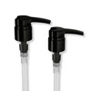 Shampoo/Conditioner Pumps, 2 Pack, for 1 Liter Bottles, 28/410 (Black)