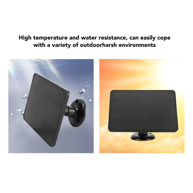 4W Solar Panel 5V Black IP65 Waterproof Solar Panels Charging