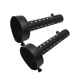 48 mm Motorcycle Db Killer, Baceyong Pack of 2 Universal Muffler Muffler Killer Muffler Silencer, Adjustable Noise Sound Eliminator, for Manifold Street Bike Scooter, Black