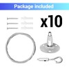 HAMRVL 10 Pcs Adjustable Picture Hanging Wire - Heavy Duty