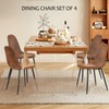 Homy Casa Dining Chairs Set of 4 Modern Style Mid