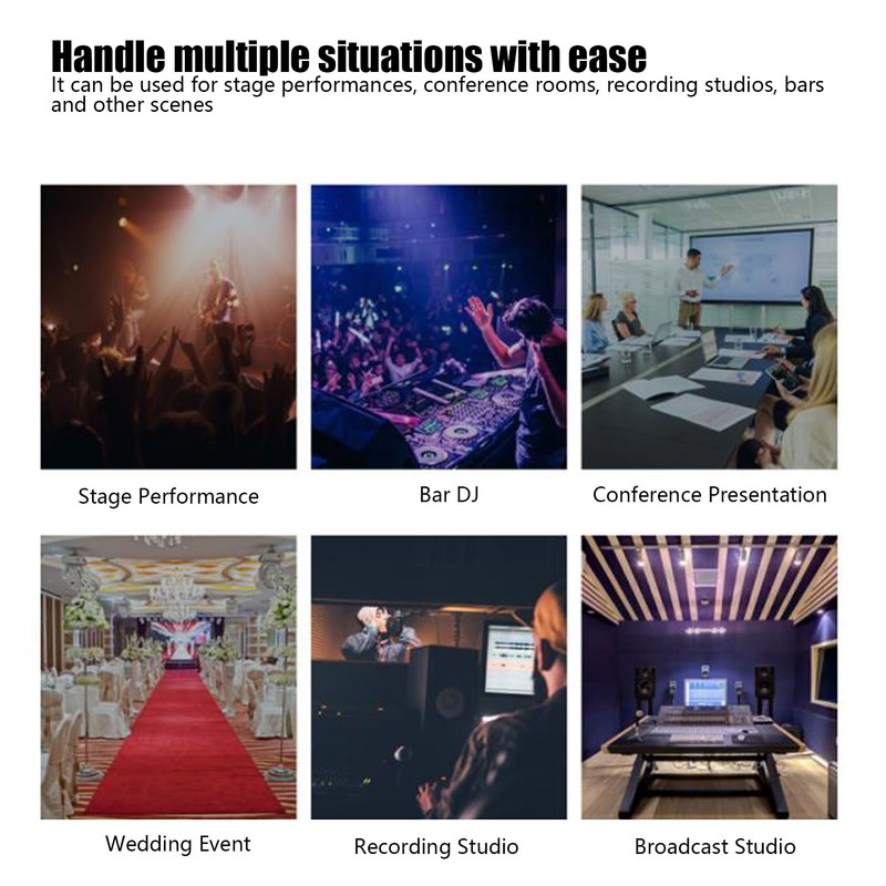 Dynamic Gooseneck Microphone 3 Pin XLR Male Adjustable Hose Professional