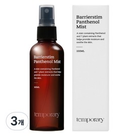 Temporary Barrier Steam Panthenol Mist, 3 units, 100ml / 템포러리 배리어스팀 판테놀 미스트, 3개, 100ml