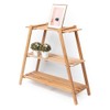 3-tier detachable portable multipurpose wooden shelf / 분리형 휴대용 다용도
