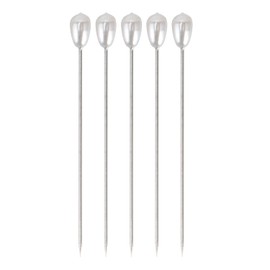 YOUTHINK Alfileres de Cabeza de Perla en Forma de Lágrima con Hermoso Color, Apariencia Exquisita, 200 Piezas para Sujetadores de Tocado, Decoraciones de Boda