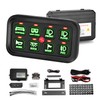 KEMIMOTO 8 Gang Switch Panel Enhanced Sensitivity, LED Touch Control,