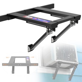Marudina Upgraded Window Air Conditioner Support Bracket, No Drilling Bracket with Adjustable Width up to 18.9in, Heavy-Duty Holds 250lbs, Easy Installation, Fits Most Single or Double-Hung Windows