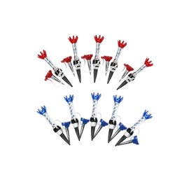 YFFSFDC Golf Tees Magnetic Tees Golf Long Tees Golf Holder Tees Anti-lost Golf Equipment Accessories Gift (5 Blue + 5 Red )