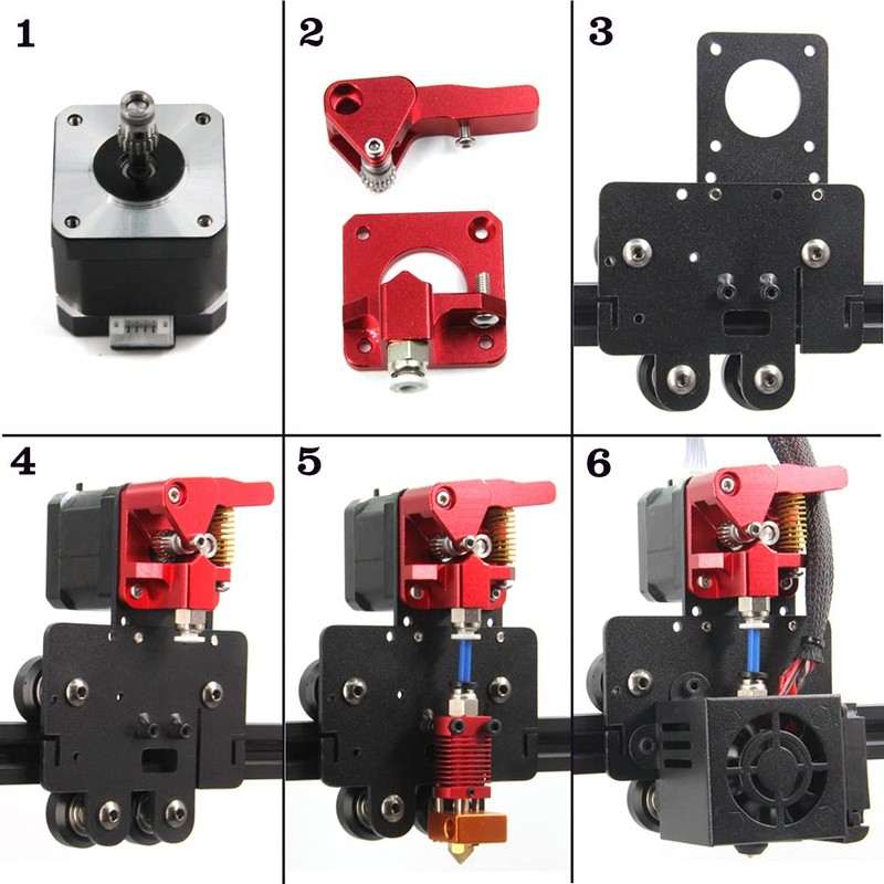 Befenybay - Placa de Soporte de extrusora Directa Mejorada Compatible