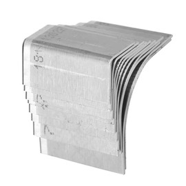 10pcs/ Box Professional Leather Punch Kit, DIY V-Shaped Leather Craft Tools Cutter Punch for Strap Belt Wallet Bag Leather Wallet Corner Edge Trimmer Handwork Corner Punch Cutter 10 Sizes