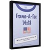 Frame USA "Frame-A-Tee Series, 14x18, Black Wood T-Shirt Frame for