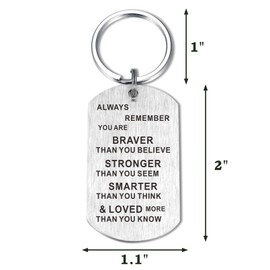 Kisseason Fashion T Rex Dinosaur Keychain Tyrannosaurus Rex Dinosaur Gift Lover Key chain Fans Dog Tag Stuff Inspiratinal Gift for Women Men