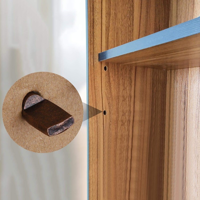 Tbestmax 5 mm Shelf Support Pegs Spoon Bookshelf Pins Cabinet