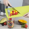 Zeal Straight to Pan” Slim Kitchen Chopping Board-Large (13”/34cm), Lime