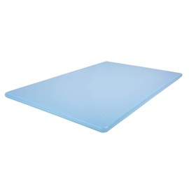 18 x 12 Large Blue Plastic Cutting Board for Fish, Seafood, Shellfish - 1/2 Inch Thick HDPP, NSF and Commercial Grade
