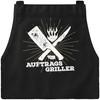 MoonWorks Men's BBQ Apron Grill King Apron for Men Crown,