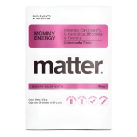 Creatina Matter Smart Nutrients Mommy Energy, en Polvo para Mujer, de Limonada de Frutilla                                                            