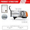 Headlight fit 1994-2001 Dodge Ram 1500 Compatible with 1994-2002 Ram