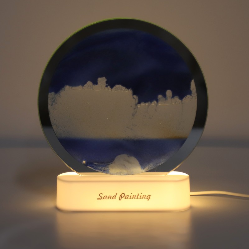 Quicksand Painting Light USB Plug in Eye Protection Art Decoration