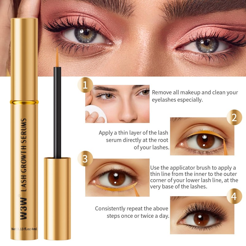 W3W Eyelash serum - Eyelash Growth Serum with Advanced Formula