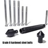 Thorstone 46pcs Harmonic Balancer Puller Set, Steering Wheel Flywheel Crankshaft
