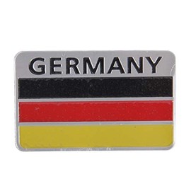 3D Aluminium Flag Sticker Car Metal Sticker 8 x 5 x 0.2 cm