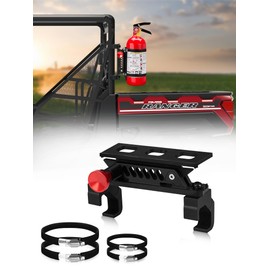 ZIDIYORUO Polairs Ranger Fire Extinguisher Mount, Quick Release Fire Extinguisher Holder with Alu Bracket Fit for Pro-Fit Cage, Compatible with Polaris Ranger General Can-Am Defender Commander