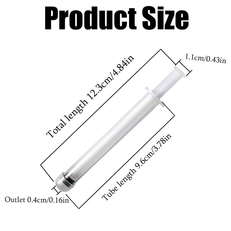 10 PCS Vaginal Applicators Disposable Suppository Applicator Individually Packing Lube