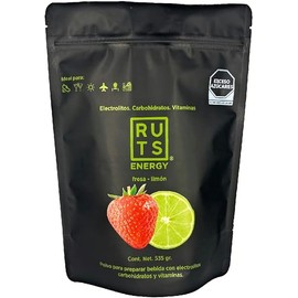 RUTS Energy ELECTROLITOS EN POLVO FRESA-LIMÓN (535 GRAMOS)