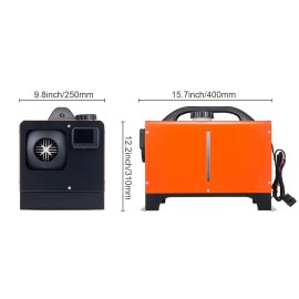 All-in-One 12V 5KW Diesel Air Heater with LCD Remote Control for RV Electrical Systems and Car UsePower: 5 kw, Plateau Module: No