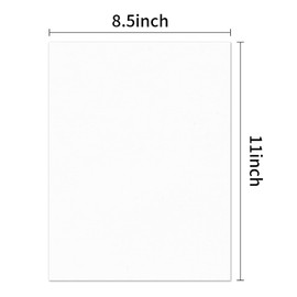 50 Sheet Cardstock 8.5x11",250gsm Thick Paper,Heavyweight 92lb Cardstock Construction Paper,Premium Printer Paper for DIY Projects,Scrapbook Supplies,Invitations,Menus,Wedding,Business Cards (White)