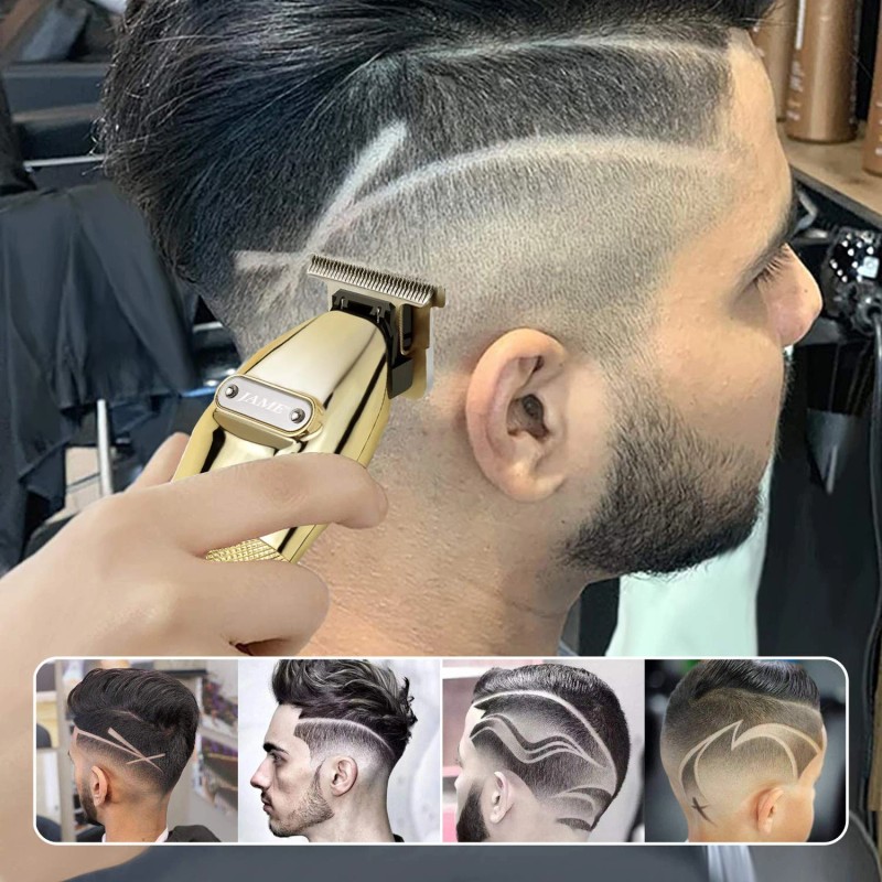 ciwellu Cordless Outlining Trimmer Professional T Liners Clippers for Men