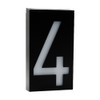Solar Power LED Light Sign House Hotel Door Address Plaque