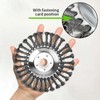 Lyfengdeam 6/8" Weed Brush Steel Wire Trimmer Wheel Garden Lawnmower
