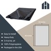 House2Home Full Bed Black Cambric Box Spring Cover, Heavy Duty