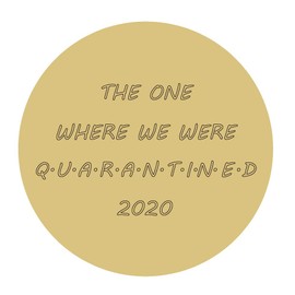 Covid Design by Lines Cutout Unfinished Wood Door Hanger Christmas Decor Holiday Ornament MDF Shape Canvas Style 2 Art 1 (5")