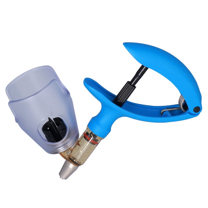 Bottle Mount Adjustable Continuous Syringe for Livestock Cattle Chickens Sheep