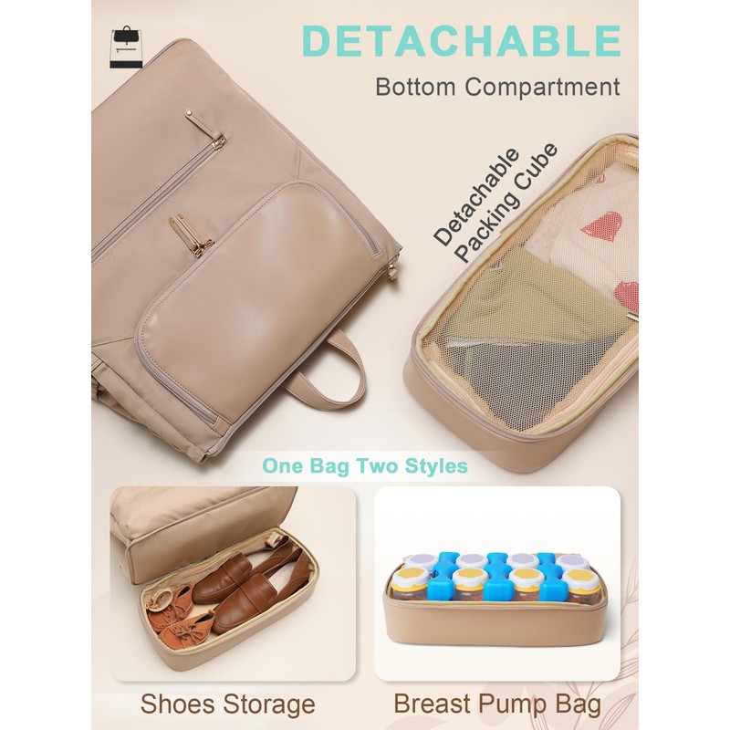 MOMINSIDE Diaper Bag Backpack - Large Baby Diaper Bag with