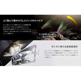 JACKALL METAL ZINARI 0.9 oz (24 g) Bola-plated UV