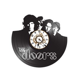 Time Vault Treasures Vinyl Record Clock- Doors Inspired