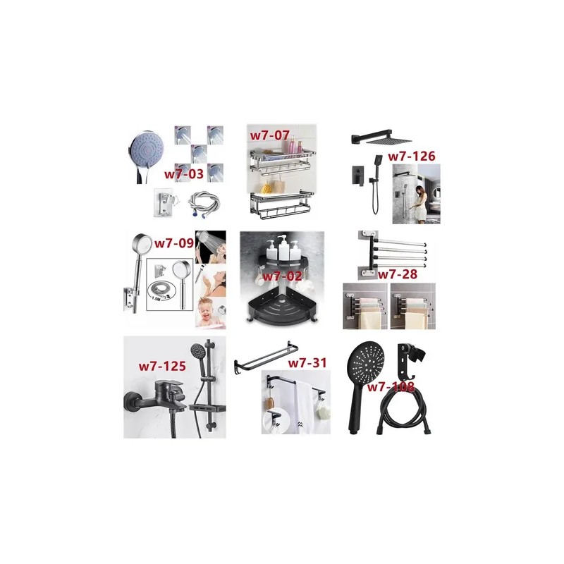 Kit De Ducha De Mano Para Teléfono De 5 Funciones