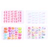 KESYOO Kids' Press, Nail Shorts, Set of 4 Boxes, Fake