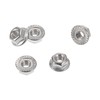 HEROFFIX 5 Pcs M3x0.5 Car Flange Nuts 316 Stainless Steel
