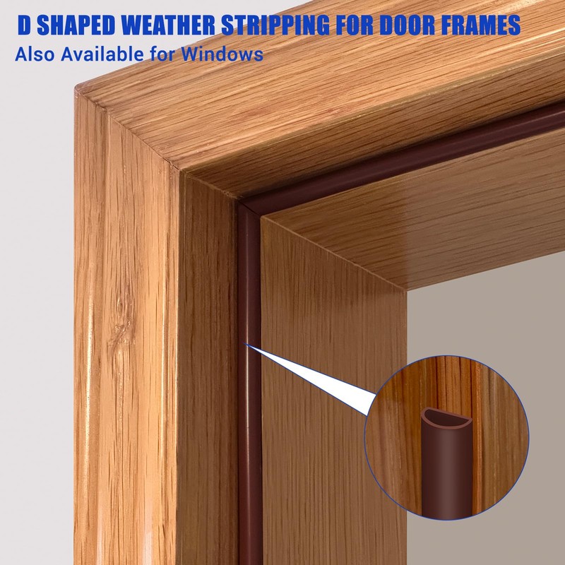 Weather Stripping Door Seal Self Adhesive Weather Strip Silicone D