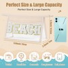 Etercycle Boho Patch BEACH Makeup Bag, Clear PVC Travel Toiletry