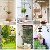 Lifyzoon Swivel Bird Feeder Hanger Hook: 2Packs 12Inch Swivel Hanging